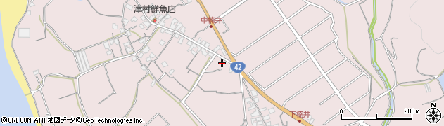 和歌山県御坊市名田町楠井307周辺の地図
