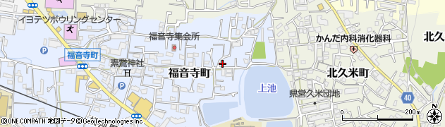 愛媛県松山市福音寺町136周辺の地図