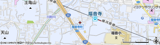 愛媛県松山市福音寺町525周辺の地図