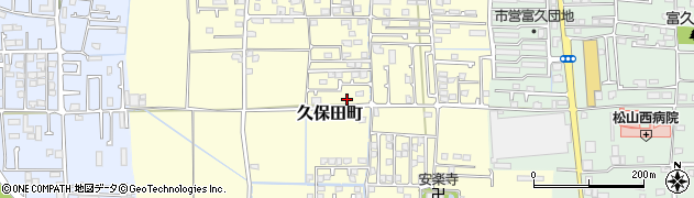 愛媛県松山市久保田町126周辺の地図