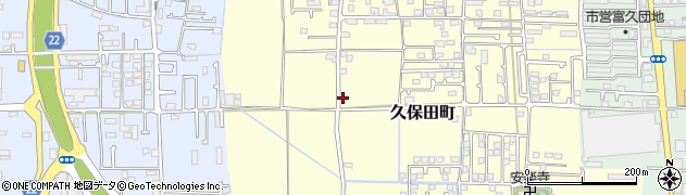 愛媛県松山市久保田町183周辺の地図