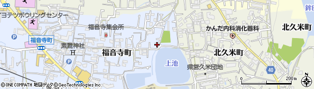 愛媛県松山市福音寺町142周辺の地図