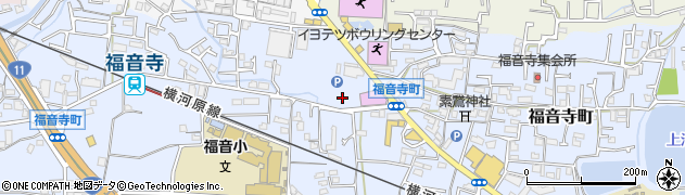 愛媛県松山市福音寺町384周辺の地図