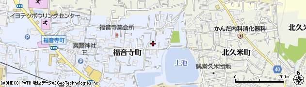 愛媛県松山市福音寺町137周辺の地図