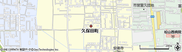 愛媛県松山市久保田町124周辺の地図