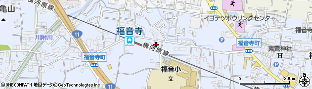 愛媛県松山市福音寺町437周辺の地図