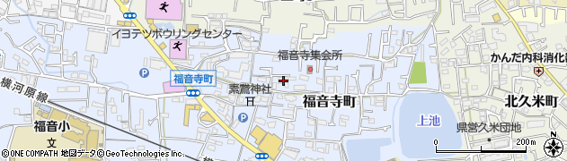 愛媛県松山市福音寺町125周辺の地図