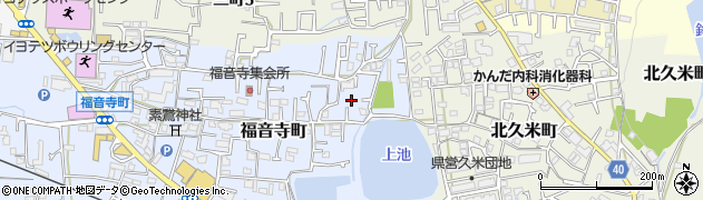 愛媛県松山市福音寺町191周辺の地図