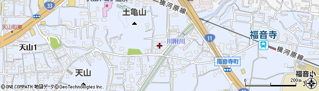 愛媛県松山市福音寺町683周辺の地図
