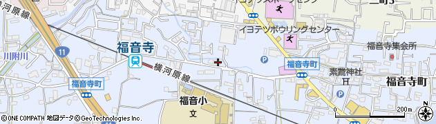 愛媛県松山市福音寺町319周辺の地図