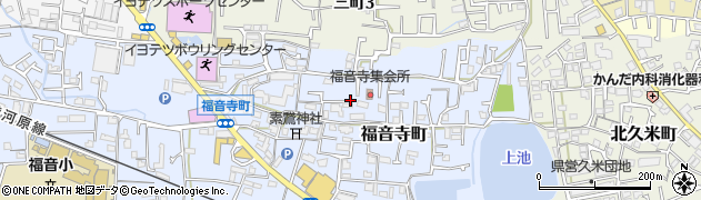 愛媛県松山市福音寺町127周辺の地図