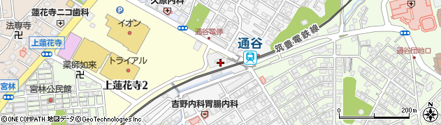 福岡銀行中間支店周辺の地図