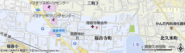 愛媛県松山市福音寺町221周辺の地図
