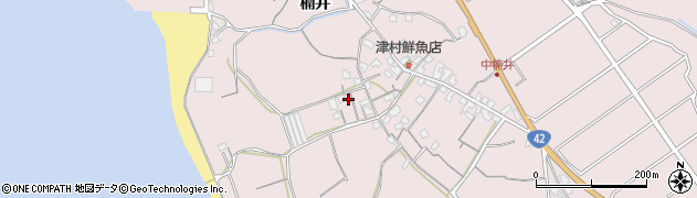 和歌山県御坊市名田町楠井195周辺の地図