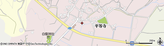 福岡県宗像市平等寺765周辺の地図