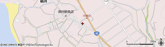 和歌山県御坊市名田町楠井2140周辺の地図