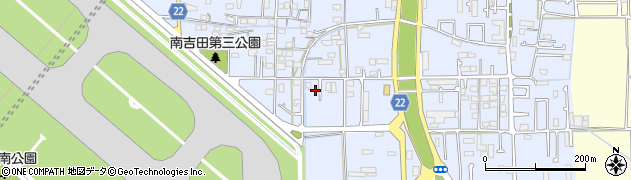 愛媛県松山市南吉田町496周辺の地図