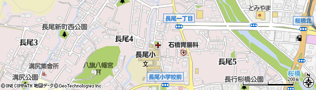 長尾新町東公園周辺の地図