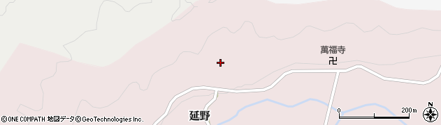 徳島県那賀町（那賀郡）延野（北ノ前）周辺の地図