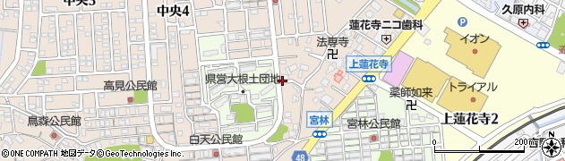 コサック・建設コンサルタント有限会社中央事務所周辺の地図