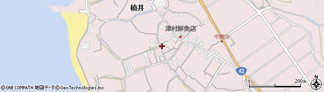和歌山県御坊市名田町楠井283周辺の地図