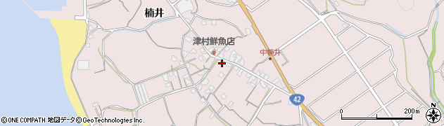 和歌山県御坊市名田町楠井289周辺の地図
