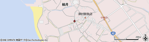 和歌山県御坊市名田町楠井135周辺の地図