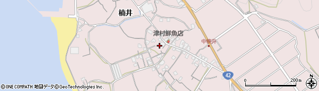 和歌山県御坊市名田町楠井111周辺の地図