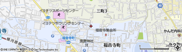 愛媛県松山市福音寺町225周辺の地図