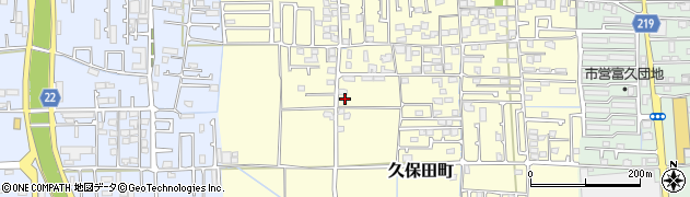 愛媛県松山市久保田町193周辺の地図