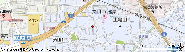 愛媛県松山市福音寺町741周辺の地図