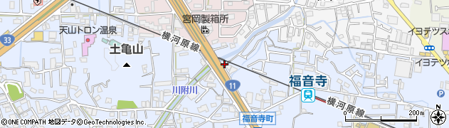 愛媛県松山市福音寺町541周辺の地図