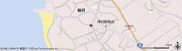 和歌山県御坊市名田町楠井134周辺の地図