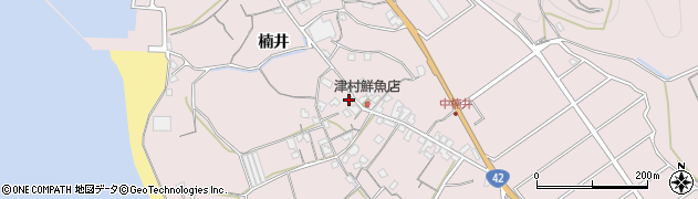 和歌山県御坊市名田町楠井109周辺の地図