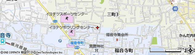 愛媛県松山市福音寺町226周辺の地図