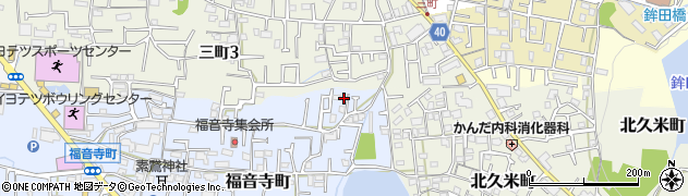 愛媛県松山市福音寺町197-7周辺の地図