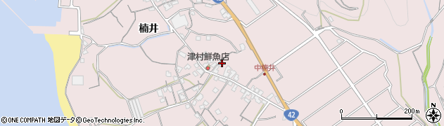 和歌山県御坊市名田町楠井2153周辺の地図