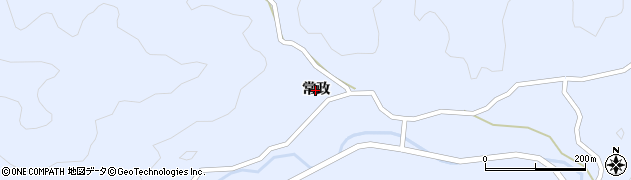 徳島県阿南市新野町（常政）周辺の地図