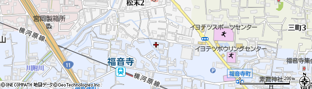 愛媛県松山市福音寺町395周辺の地図