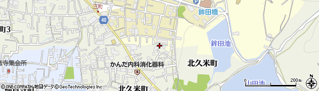 愛媛県松山市南久米町974周辺の地図