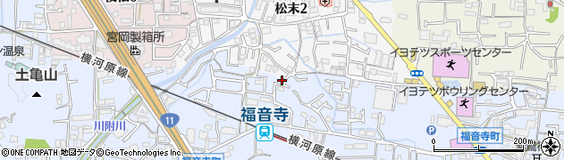 愛媛県松山市福音寺町406周辺の地図