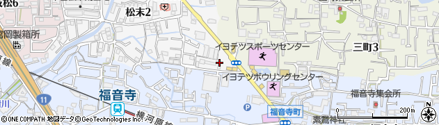 株式会社福田組　松末事務所周辺の地図