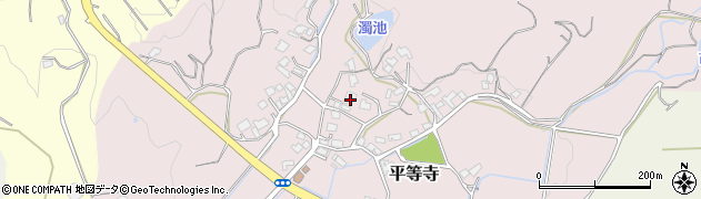 福岡県宗像市平等寺812周辺の地図