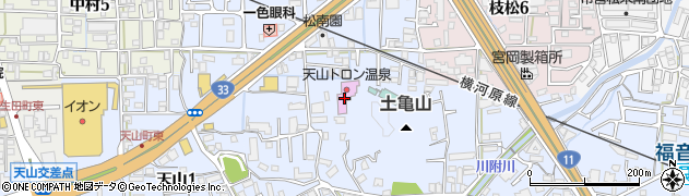 愛媛県松山市福音寺町750周辺の地図