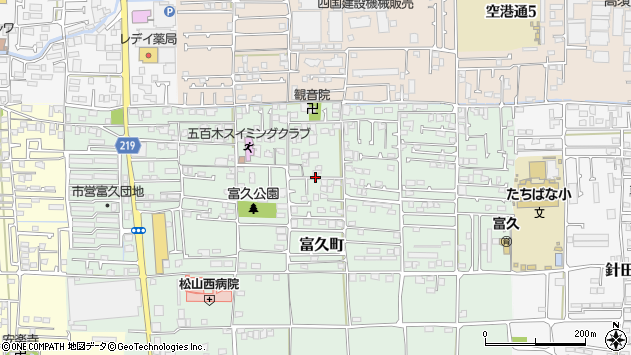 〒791-8034 愛媛県松山市富久町の地図