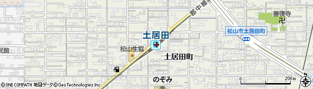 土居田駅周辺の地図