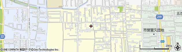 愛媛県松山市久保田町365周辺の地図