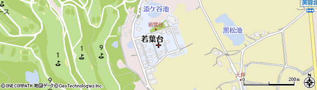 福岡県遠賀町（遠賀郡）若葉台周辺の地図