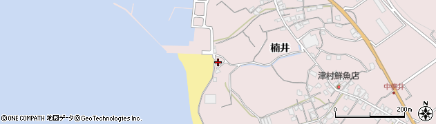 和歌山県御坊市名田町楠井85周辺の地図