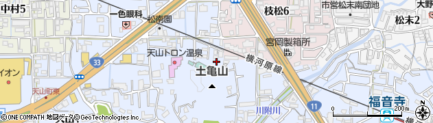 愛媛県松山市福音寺町754周辺の地図